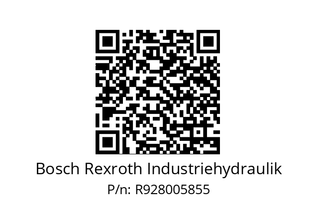   Bosch Rexroth Industriehydraulik R928005855