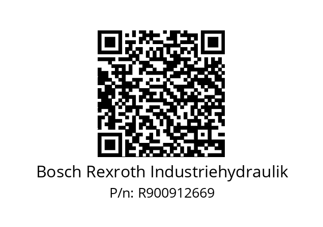   Bosch Rexroth Industriehydraulik R900912669