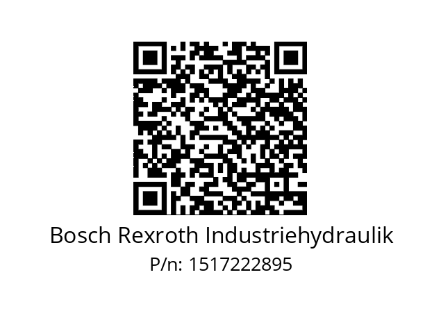   Bosch Rexroth Industriehydraulik 1517222895