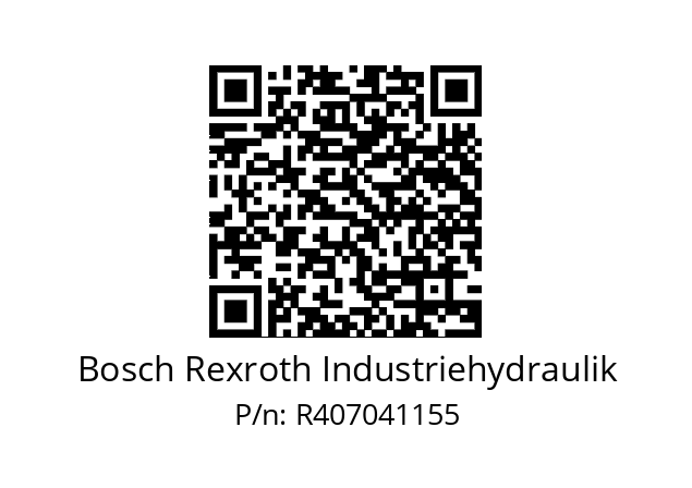   Bosch Rexroth Industriehydraulik R407041155