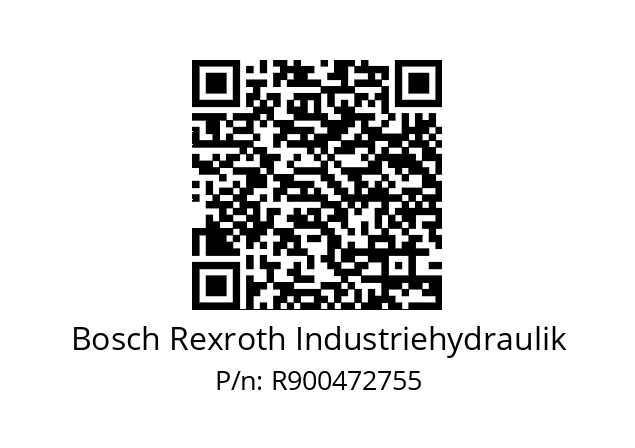   Bosch Rexroth Industriehydraulik R900472755