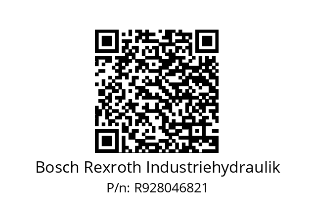   Bosch Rexroth Industriehydraulik R928046821