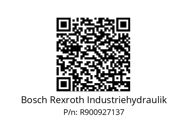   Bosch Rexroth Industriehydraulik R900927137