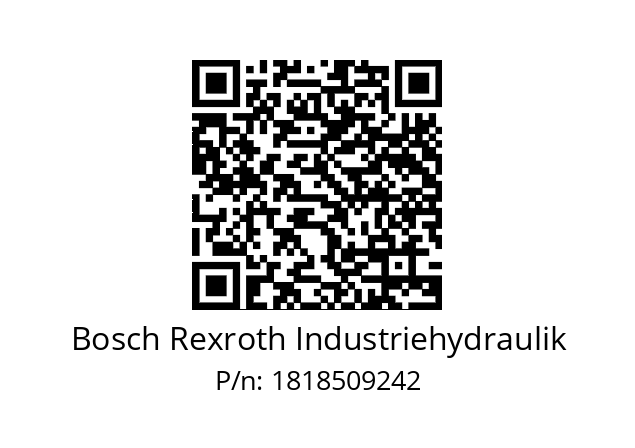   Bosch Rexroth Industriehydraulik 1818509242