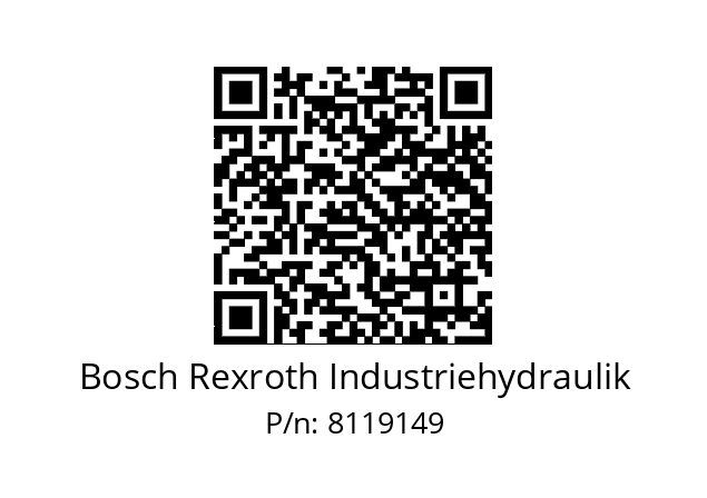   Bosch Rexroth Industriehydraulik 8119149