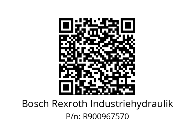   Bosch Rexroth Industriehydraulik R900967570