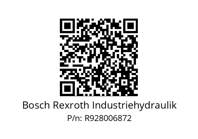   Bosch Rexroth Industriehydraulik R928006872