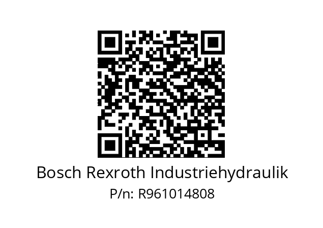   Bosch Rexroth Industriehydraulik R961014808