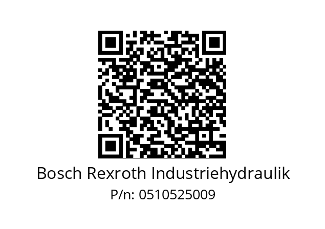   Bosch Rexroth Industriehydraulik 0510525009