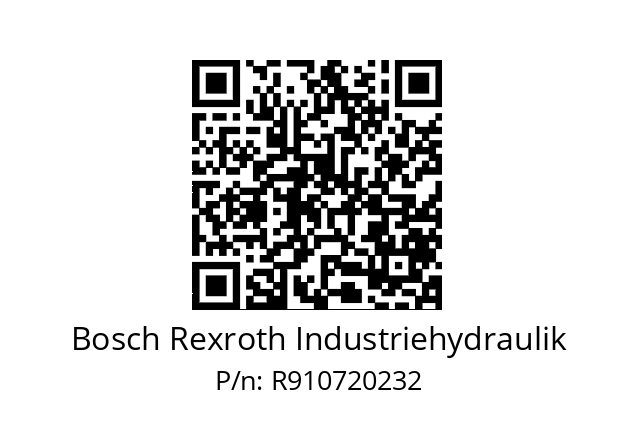   Bosch Rexroth Industriehydraulik R910720232