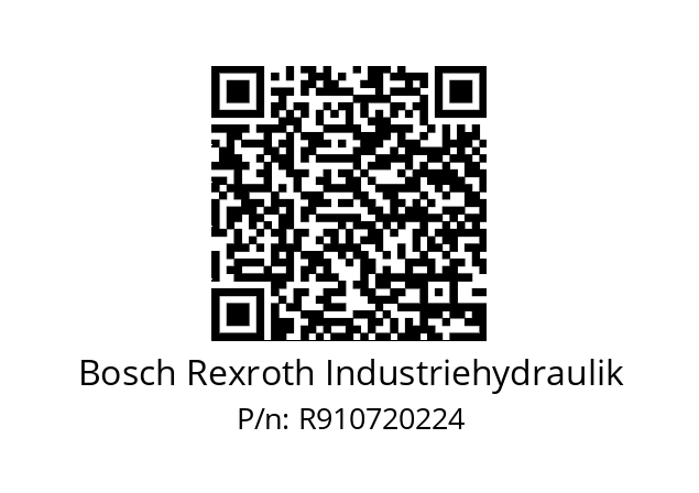   Bosch Rexroth Industriehydraulik R910720224