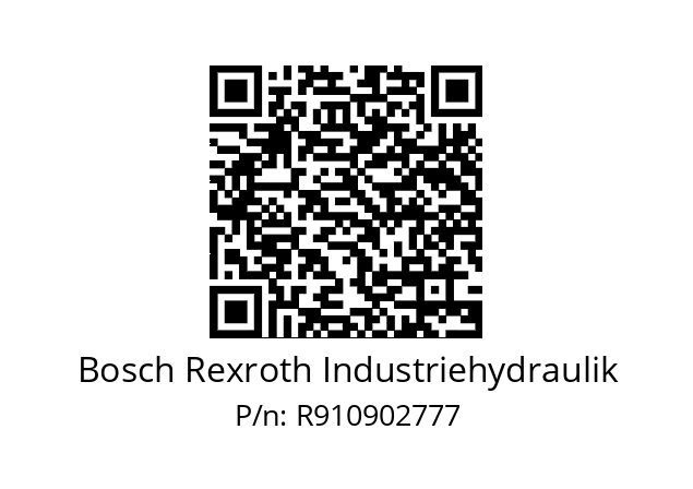   Bosch Rexroth Industriehydraulik R910902777