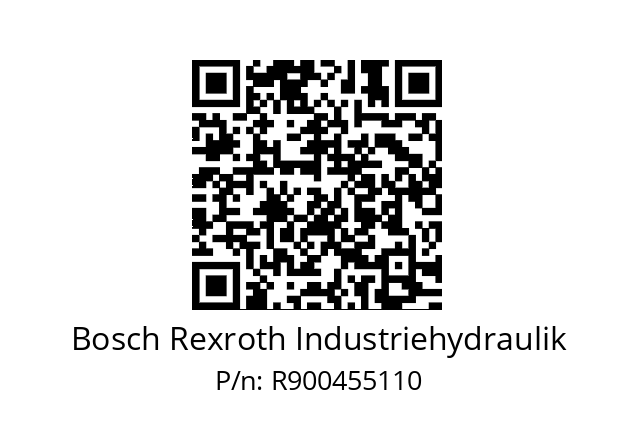   Bosch Rexroth Industriehydraulik R900455110