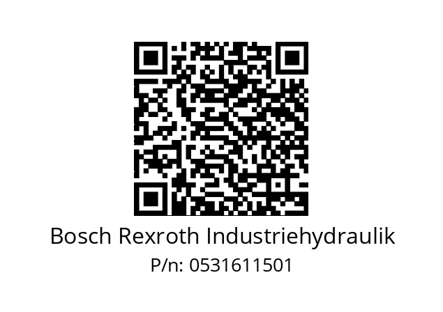   Bosch Rexroth Industriehydraulik 0531611501