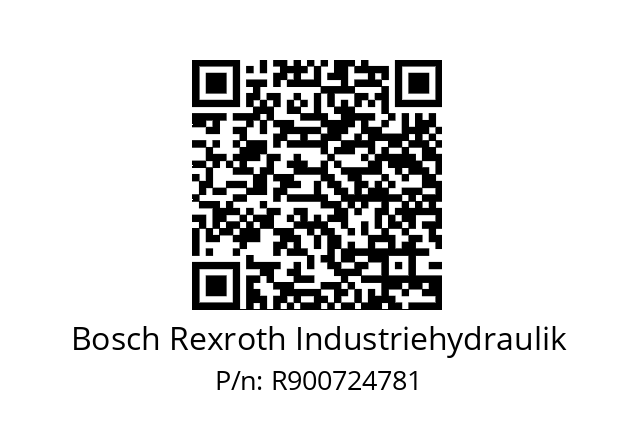   Bosch Rexroth Industriehydraulik R900724781