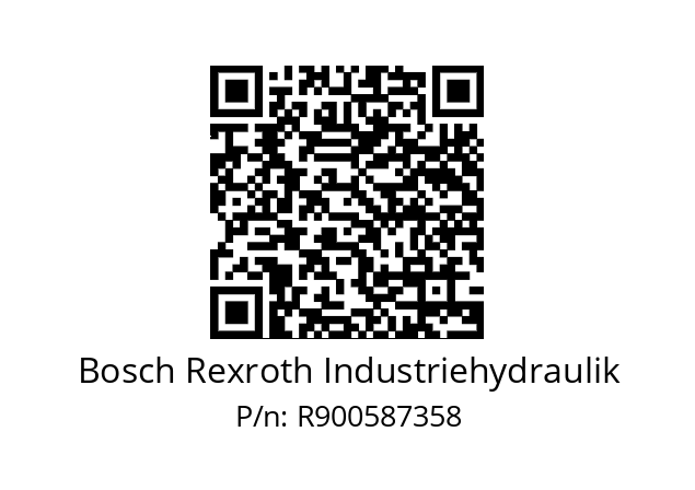   Bosch Rexroth Industriehydraulik R900587358