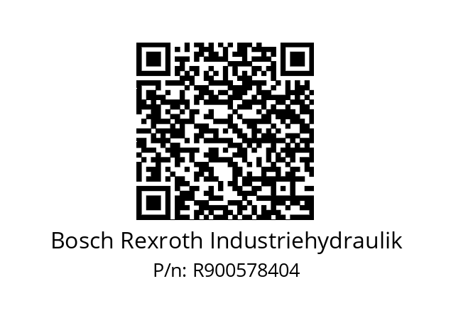   Bosch Rexroth Industriehydraulik R900578404