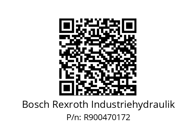   Bosch Rexroth Industriehydraulik R900470172