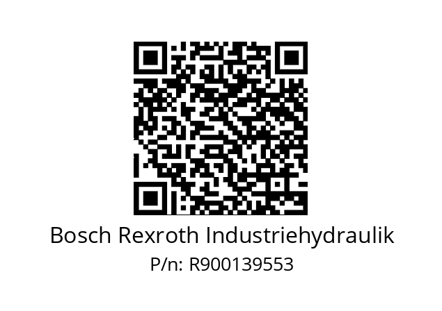   Bosch Rexroth Industriehydraulik R900139553