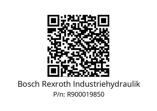   Bosch Rexroth Industriehydraulik R900019850