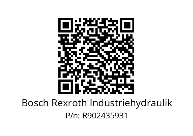   Bosch Rexroth Industriehydraulik R902435931