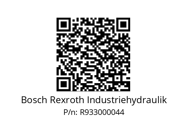   Bosch Rexroth Industriehydraulik R933000044