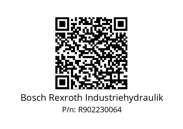   Bosch Rexroth Industriehydraulik R902230064