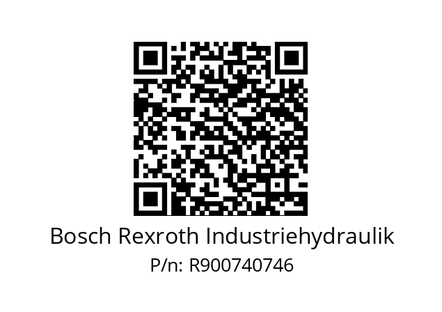   Bosch Rexroth Industriehydraulik R900740746