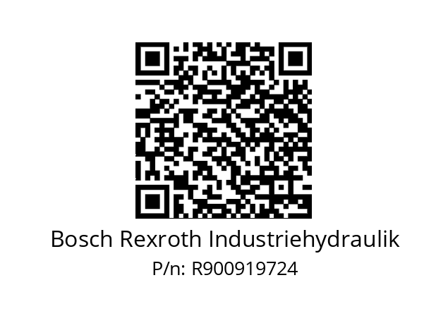   Bosch Rexroth Industriehydraulik R900919724