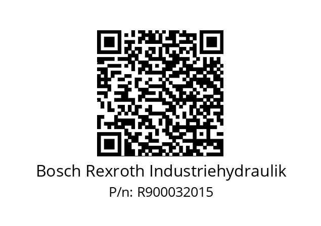   Bosch Rexroth Industriehydraulik R900032015