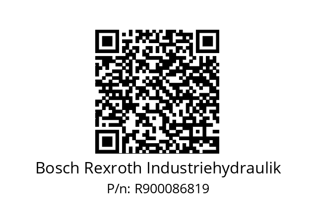   Bosch Rexroth Industriehydraulik R900086819