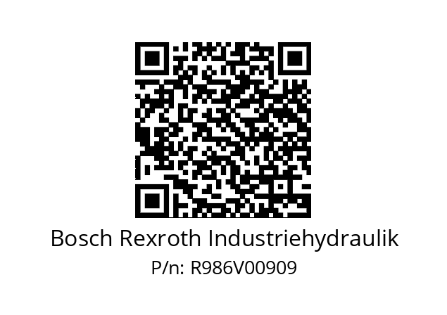   Bosch Rexroth Industriehydraulik R986V00909