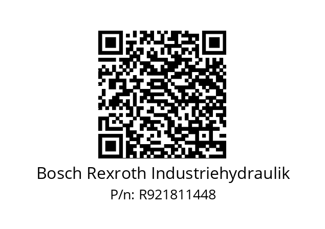   Bosch Rexroth Industriehydraulik R921811448