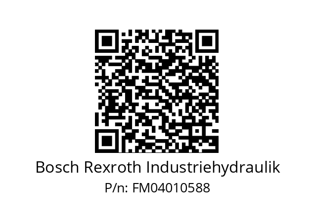   Bosch Rexroth Industriehydraulik FM04010588