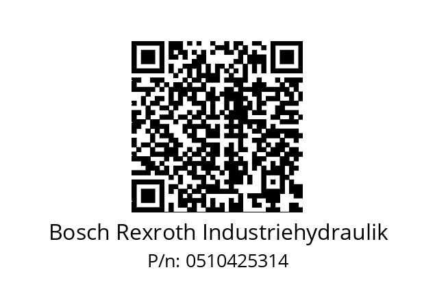   Bosch Rexroth Industriehydraulik 0510425314