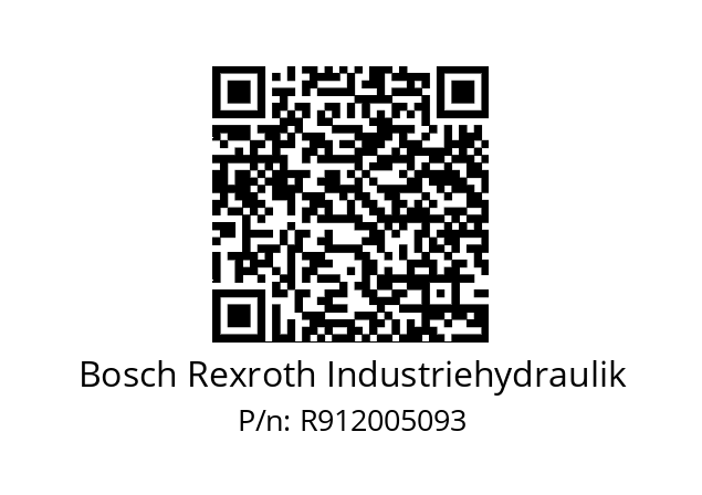   Bosch Rexroth Industriehydraulik R912005093