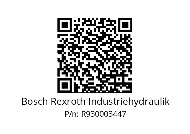   Bosch Rexroth Industriehydraulik R930003447