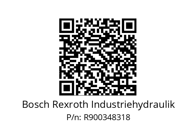   Bosch Rexroth Industriehydraulik R900348318