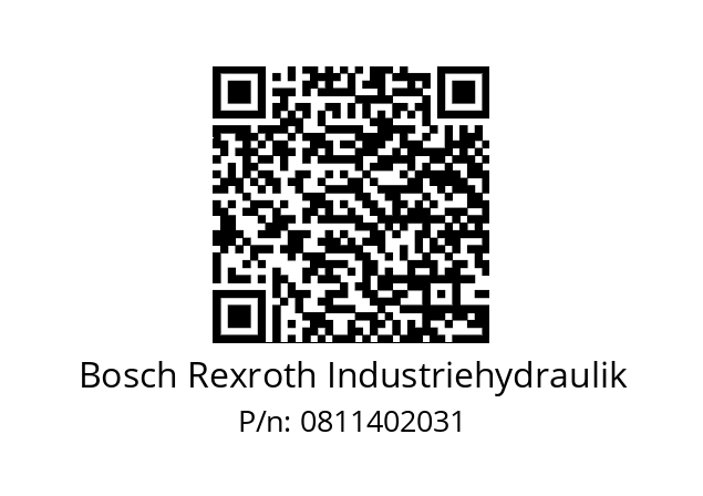   Bosch Rexroth Industriehydraulik 0811402031