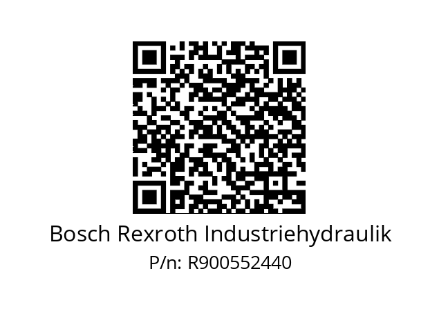   Bosch Rexroth Industriehydraulik R900552440