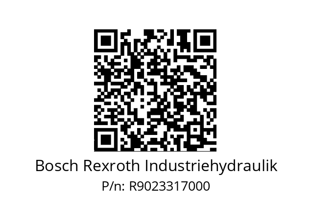   Bosch Rexroth Industriehydraulik R9023317000