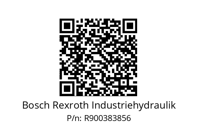   Bosch Rexroth Industriehydraulik R900383856