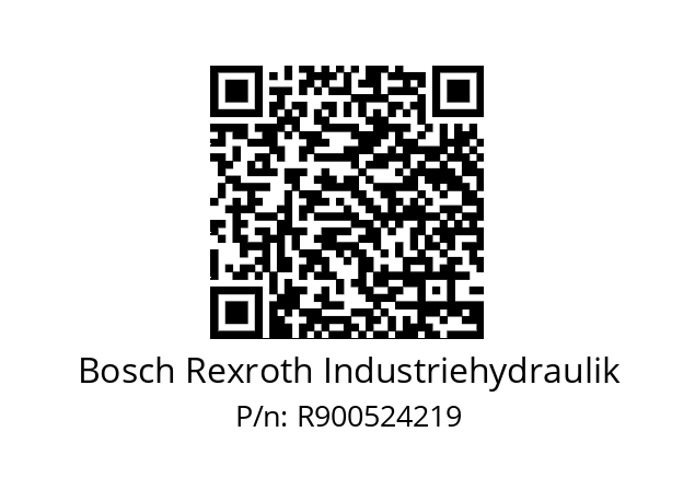   Bosch Rexroth Industriehydraulik R900524219