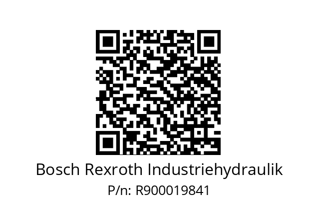   Bosch Rexroth Industriehydraulik R900019841