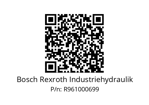   Bosch Rexroth Industriehydraulik R961000699