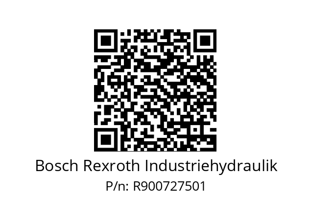   Bosch Rexroth Industriehydraulik R900727501