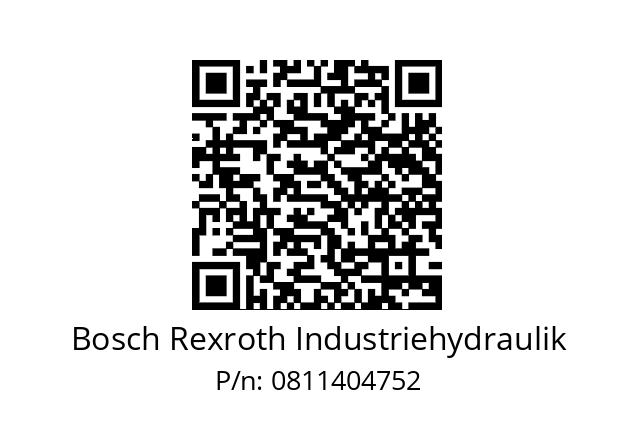   Bosch Rexroth Industriehydraulik 0811404752