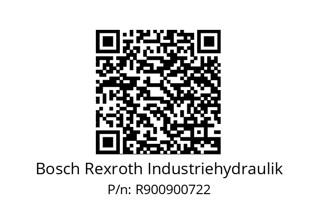   Bosch Rexroth Industriehydraulik R900900722