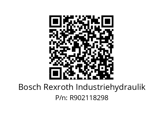   Bosch Rexroth Industriehydraulik R902118298