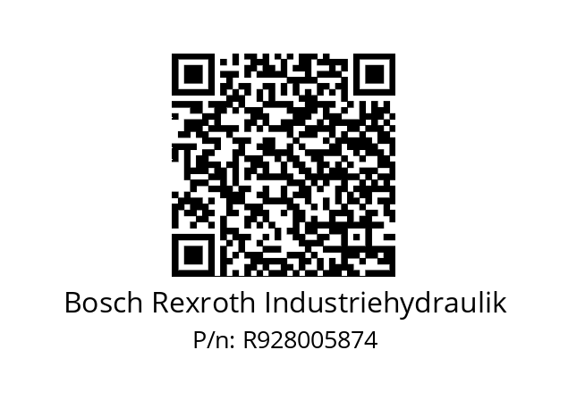   Bosch Rexroth Industriehydraulik R928005874